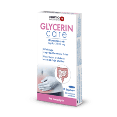 Cemio GLYCERIN care 2500 mg, 12 čapíkov