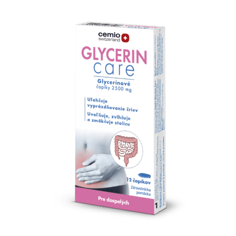 Cemio GLYCERIN care 2500 mg, 12 čapíkov