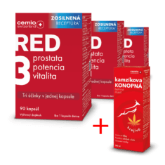 Cemio RED3®, 3× 90 kapsúl, zosilnená receptúra 2024