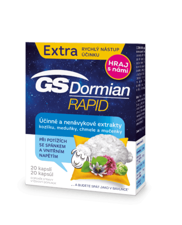 GS Dormian Rapid, 20 kapsúl - súťaž