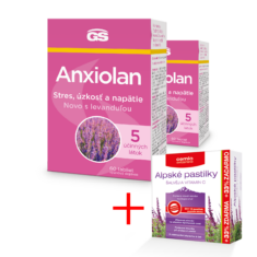 GS Anxiolan s levanduľou, 2× 60 tabliet