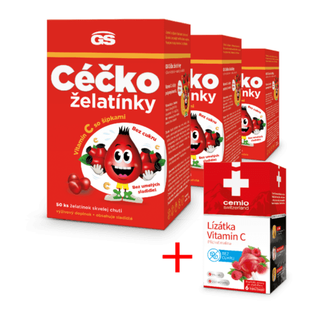 GS Céčko želatínky, 3× 50 ks