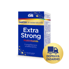 GS Extra Strong Multivitamín, 100 + 30 tabliet, darčekové balenie 2024