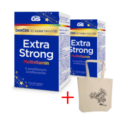 GS Extra Strong Multivitamín, 2× 130 tabliet, darčekové balenie 2024