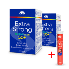 GS Extra Strong Multivitamín 50+, 2× 100 tabliet