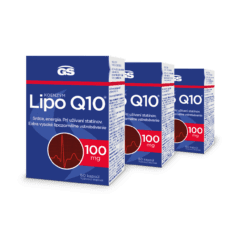 GS Koenzým Lipo Q10, 100 mg, 3× 60 kapsúl