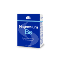 GS Magnesium + VITAMÍN B6, 30 tabliet