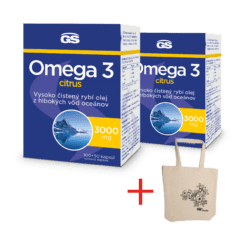 GS Omega 3 CITRUS, 2×150 kapsúl