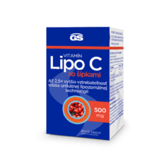 GS Vitamín Lipo C 500 so šípkami, 90 + 10 kapsúl