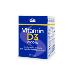 GS Vitamín D3 2000 IU, 90 kapsúl